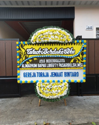 Papan Bunga Duka di Kemiling